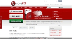 Desktop Screenshot of novapdf.com