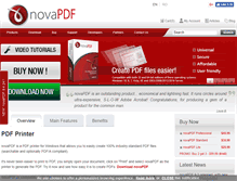 Tablet Screenshot of novapdf.com